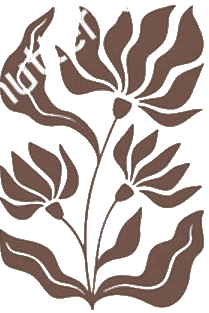 Paper cut-out botanical